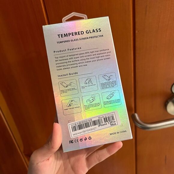 Brandnew 3pcs IPhone 13ProMax Tempered Glass - Picture 4 of 10